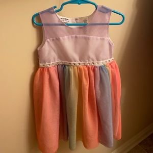Size 4 rainbow dress worn once
